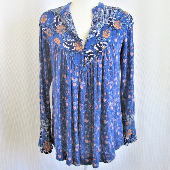 Free People Wildflower Fields floral Tunic - Picture 4 of 8